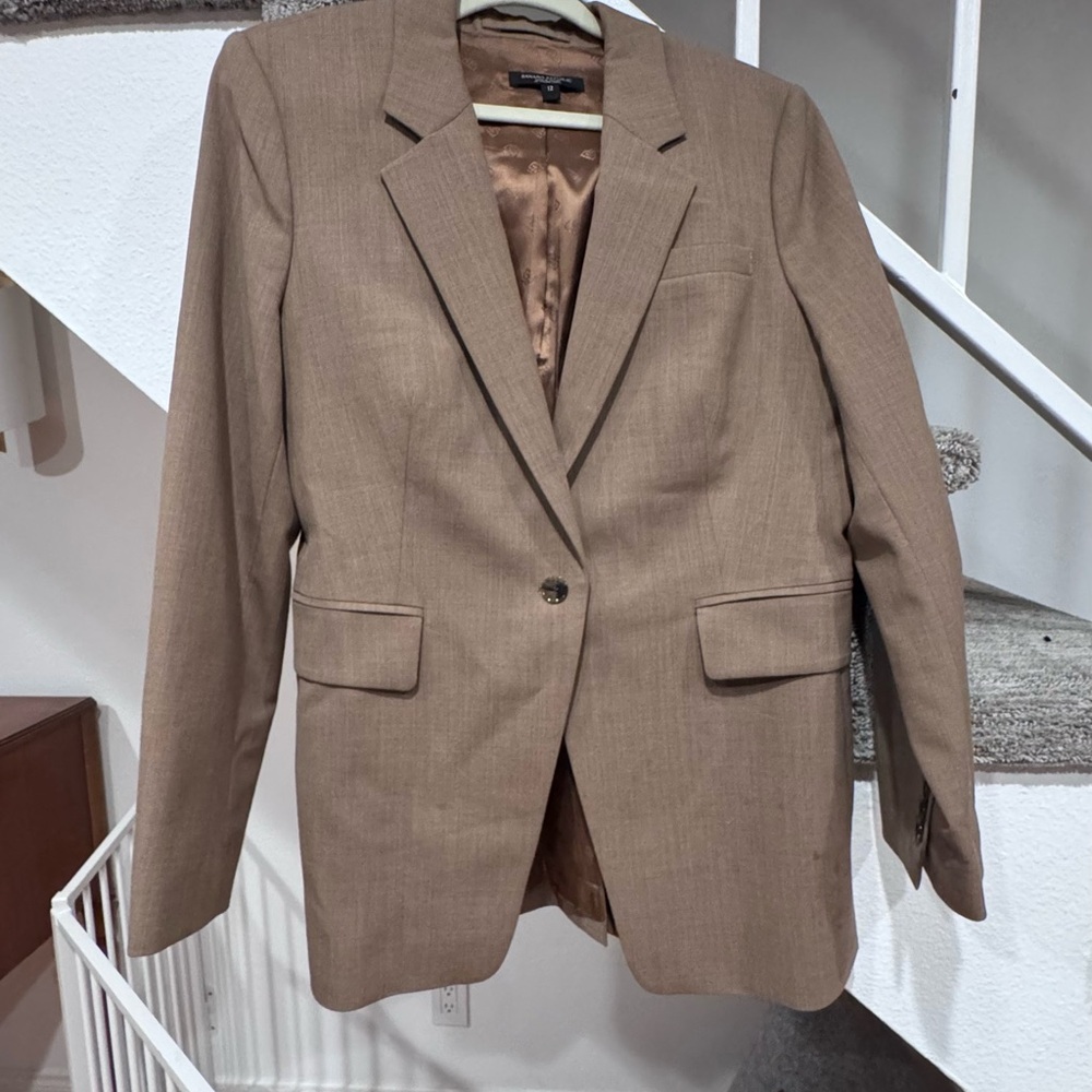 Banana Republic Light Brown Womens Blazer